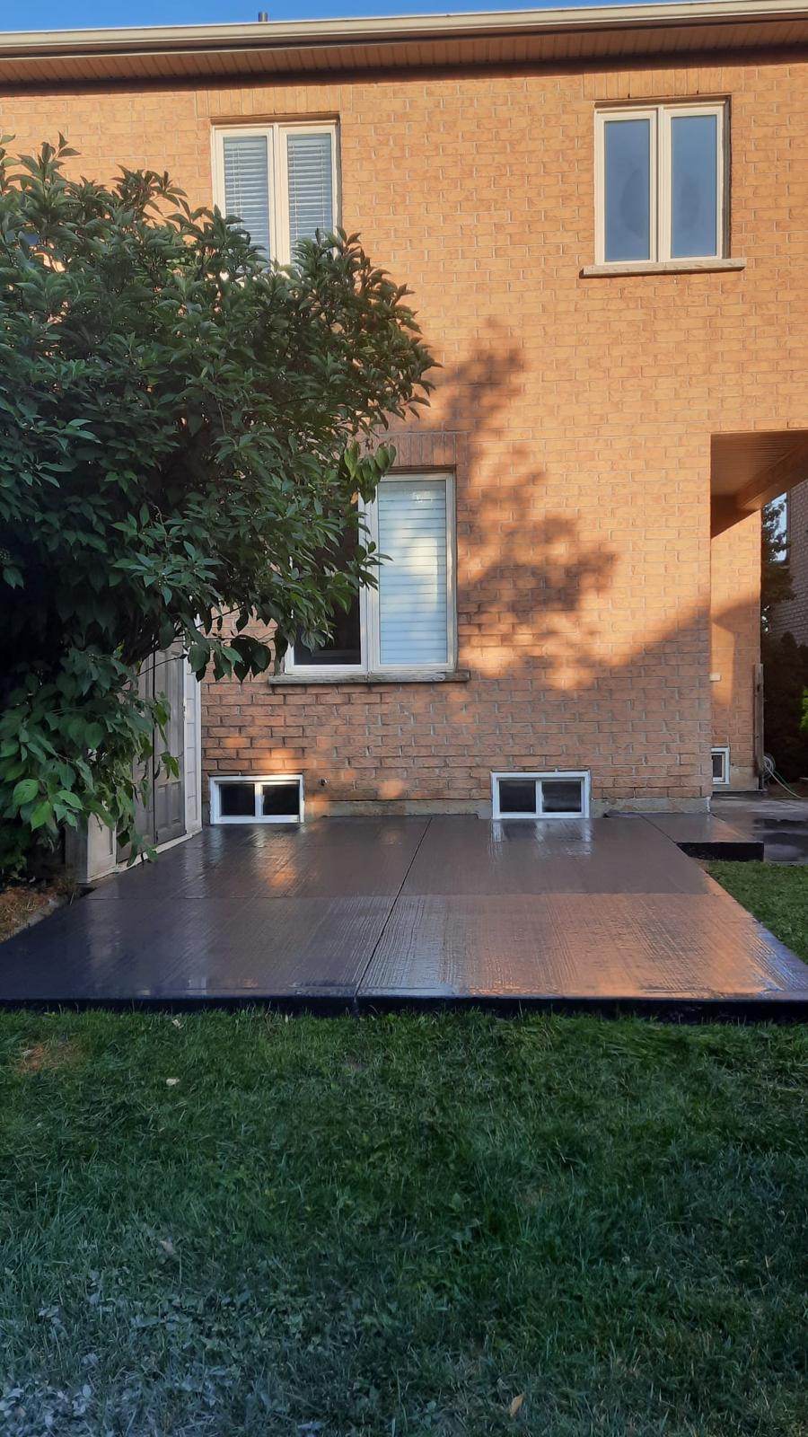 residential concrete job